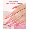 image:imageMakartt Chrome Gel Nail Polish 8ml Metallic Gel Nail Polish Gold 3D Metal Painting Gel for Nail Art Soak off UVLED Glossy Mirror Effect Nail Glue Gel for Home Salon DIY ManicureClear Painting Gel 15g