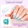 image:imageMakartt Chrome Gel Nail Polish 8ml Metallic Gel Nail Polish Gold 3D Metal Painting Gel for Nail Art Soak off UVLED Glossy Mirror Effect Nail Glue Gel for Home Salon DIY Manicure2pcs Clear Painting Gel