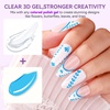 image:imageMakartt Chrome Gel Nail Polish 8ml Metallic Gel Nail Polish Gold 3D Metal Painting Gel for Nail Art Soak off UVLED Glossy Mirror Effect Nail Glue Gel for Home Salon DIY ManicureClear Painting Gel