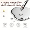 image:imageMakartt Chrome Gel Nail Polish 8ml Metallic Gel Nail Polish Gold 3D Metal Painting Gel for Nail Art Soak off UVLED Glossy Mirror Effect Nail Glue Gel for Home Salon DIY ManicureSilver  Gold Mirror Shine Gel Set