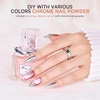 image:imageMakartt Chrome Gel Nail Polish 8ml Metallic Gel Nail Polish Gold 3D Metal Painting Gel for Nail Art Soak off UVLED Glossy Mirror Effect Nail Glue Gel for Home Salon DIY ManicureClear Painting Gel Kit