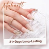image:imageMakartt Chrome Gel Nail Polish 8ml Metallic Gel Nail Polish Gold 3D Metal Painting Gel for Nail Art Soak off UVLED Glossy Mirror Effect Nail Glue Gel for Home Salon DIY ManicureSilver  Gold Mirror Shine Gel Set