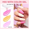 image:imageMakartt Chrome Gel Nail Polish 8ml Metallic Gel Nail Polish Gold 3D Metal Painting Gel for Nail Art Soak off UVLED Glossy Mirror Effect Nail Glue Gel for Home Salon DIY ManicureClear Spider Gel