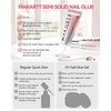 image:imageMakartt Press on Nail Glue 30ML 2 Pcs Large Tubes SemiSolid 20s Air Dry  Hemafree amp TPOfree for Sensitive Nails No UV Lamp Needed Strong GapFilling FitAdjustable for BeginnersPrecise Control30ML1 Pack