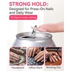 image:imageMakartt Press on Nail Glue 30ML 2 Pcs Large Tubes SemiSolid 20s Air Dry  Hemafree amp TPOfree for Sensitive Nails No UV Lamp Needed Strong GapFilling FitAdjustable for BeginnersPrecise Control30ML2 Packs