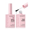image:imageMakartt 10 in 1 UV Glue for Tips amp Pressons 15ML 2PCS Strong amp Low Heat  Brushon Nail Glue Gel Lasts 5 Weeks SlowFlow for MessFree GapFilling Fit Base Coat amp Strengthener Nail Lamp RequiredUV Nail Glue  Top Coat 2 PCs