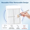 image:imageMakartt HEPA Replacement Filter  for DACCAL Nail Dust Collector 2 Pack  Reusable Nail Dust Collector filter Captures 99 Nail Dust Easy clean with hair dryer For nail dust collector vacuum WhiteNail Dust Collector FilterSYLVIE  SYLVEE