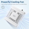 image:imageMakartt HEPA Replacement Filter  for DACCAL Nail Dust Collector 2 Pack  Reusable Nail Dust Collector filter Captures 99 Nail Dust Easy clean with hair dryer For nail dust collector vacuum WhiteRechargeable Nail Dust CollectorDACCAL