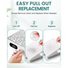 image:imageMakartt HEPA Replacement Filter  for DACCAL Nail Dust Collector 2 Pack  Reusable Nail Dust Collector filter Captures 99 Nail Dust Easy clean with hair dryer For nail dust collector vacuum WhiteWhite