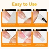 image:imageMakartt Long Almond amp XL Tapered Square Nail Tips with BuiltIn Shaping Guides 2 Shapes in 1 Box15 Sizes PreEtched Matte Inside False Nails for Nail Extension DIY Salon Manicure Supplies 384pcsMedium Square Nails