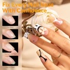image:imageMakartt Long Almond amp XL Tapered Square Nail Tips with BuiltIn Shaping Guides 2 Shapes in 1 Box15 Sizes PreEtched Matte Inside False Nails for Nail Extension DIY Salon Manicure Supplies 384pcsMedium Square Nails