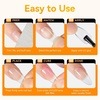 image:imageMakartt Long Almond amp XL Tapered Square Nail Tips with BuiltIn Shaping Guides 2 Shapes in 1 Box15 Sizes PreEtched Matte Inside False Nails for Nail Extension DIY Salon Manicure Supplies 384pcsShort Almond Nails