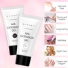 image:imageMakartt Poly Nail Gel Set 2PCs 50ML Transparent Pink amp Hot Pink  Large Capacity Poly Extension Nail Gel Set Nail Extension LongLasting Nail Strengthener Manicures Home Salon DIY2 Colors Black and Milky White