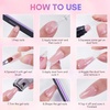 image:imageMakartt Poly Nail Gel Set 2PCs 50ML Transparent Pink amp Hot Pink  Large Capacity Poly Extension Nail Gel Set Nail Extension LongLasting Nail Strengthener Manicures Home Salon DIY2 Colors White and Pink