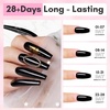 image:imageMakartt Poly Nail Gel Set 2PCs 50ML Transparent Pink amp Hot Pink  Large Capacity Poly Extension Nail Gel Set Nail Extension LongLasting Nail Strengthener Manicures Home Salon DIY2 Colors Black and Milky White