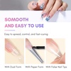 image:imageMakartt Poly Nail Gel Set 2PCs 50ML Transparent Pink amp Hot Pink  Large Capacity Poly Extension Nail Gel Set Nail Extension LongLasting Nail Strengthener Manicures Home Salon DIY2 Colors White and Pink