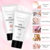 image:imageMakartt Poly Nail Gel Set 2PCs 50ML Transparent Pink amp Hot Pink  Large Capacity Poly Extension Nail Gel Set Nail Extension LongLasting Nail Strengthener Manicures Home Salon DIY2 Colors Clear and Nude