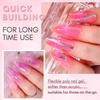 image:imageMakartt Poly Nail Gel Set 2PCs 50ML Transparent Pink amp Hot Pink  Large Capacity Poly Extension Nail Gel Set Nail Extension LongLasting Nail Strengthener Manicures Home Salon DIY2 Colors Transparent Pink and Hot Pink