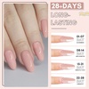image:imageMakartt Poly Nail Gel Set 2PCs 50ML Transparent Pink amp Hot Pink  Large Capacity Poly Extension Nail Gel Set Nail Extension LongLasting Nail Strengthener Manicures Home Salon DIY2 Colors Clear and Nude