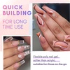 image:imageMakartt Poly Nail Gel Set 2PCs 50ML Transparent Pink amp Hot Pink  Large Capacity Poly Extension Nail Gel Set Nail Extension LongLasting Nail Strengthener Manicures Home Salon DIY2 Colors Clear and Nude