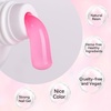 image:imageMakartt Poly Nail Gel Set 2PCs 50ML Transparent Pink amp Hot Pink  Large Capacity Poly Extension Nail Gel Set Nail Extension LongLasting Nail Strengthener Manicures Home Salon DIY2 Colors Transparent Pink and Hot Pink