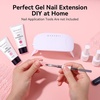 image:imageMakartt Poly Nail Gel Set 2PCs 50ML Transparent Pink amp Hot Pink  Large Capacity Poly Extension Nail Gel Set Nail Extension LongLasting Nail Strengthener Manicures Home Salon DIY2 Colors Transparent Pink and Hot Pink