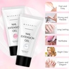 image:imageMakartt Poly Nail Gel Set 2PCs 50ML Transparent Pink amp Hot Pink  Large Capacity Poly Extension Nail Gel Set Nail Extension LongLasting Nail Strengthener Manicures Home Salon DIY2 Colors White and Pink