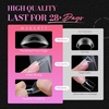 image:imageMakartt Short Square Half Cover Nail Tips 15 Sizes PreEtched 504 PCS  PMMA Soak Off Soft Gel No C Curve Pre Etched Well for Adhesion Easygrip Handle Suitable for Salon DIY Overlay ManicuresMedium Almond504 Pcs