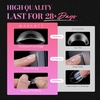 image:imageMakartt Short Square Half Cover Nail Tips 15 Sizes PreEtched 504 PCS  PMMA Soak Off Soft Gel No C Curve Pre Etched Well for Adhesion Easygrip Handle Suitable for Salon DIY Overlay ManicuresExtra Medium Almond504 Pcs