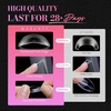 image:imageMakartt Short Square Half Cover Nail Tips 15 Sizes PreEtched 504 PCS  PMMA Soak Off Soft Gel No C Curve Pre Etched Well for Adhesion Easygrip Handle Suitable for Salon DIY Overlay ManicuresMedium