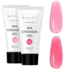 2 Colors Transparent Pink and Hot Pink
